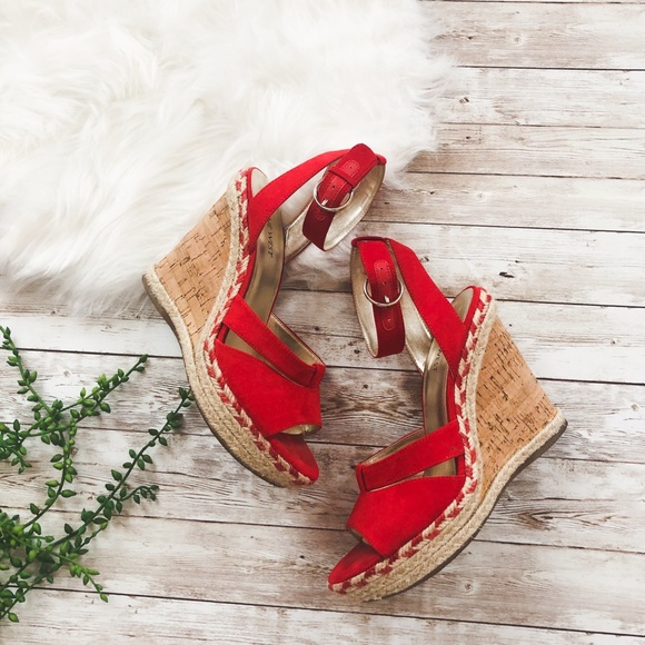 Nine West Shoes - Nine West Red Wedges